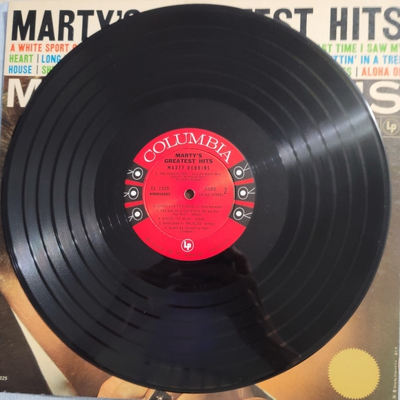 Marty's Greatest Hits - Marty Robbins  CL1325  Columbia 1959 - Picture 6 of 7